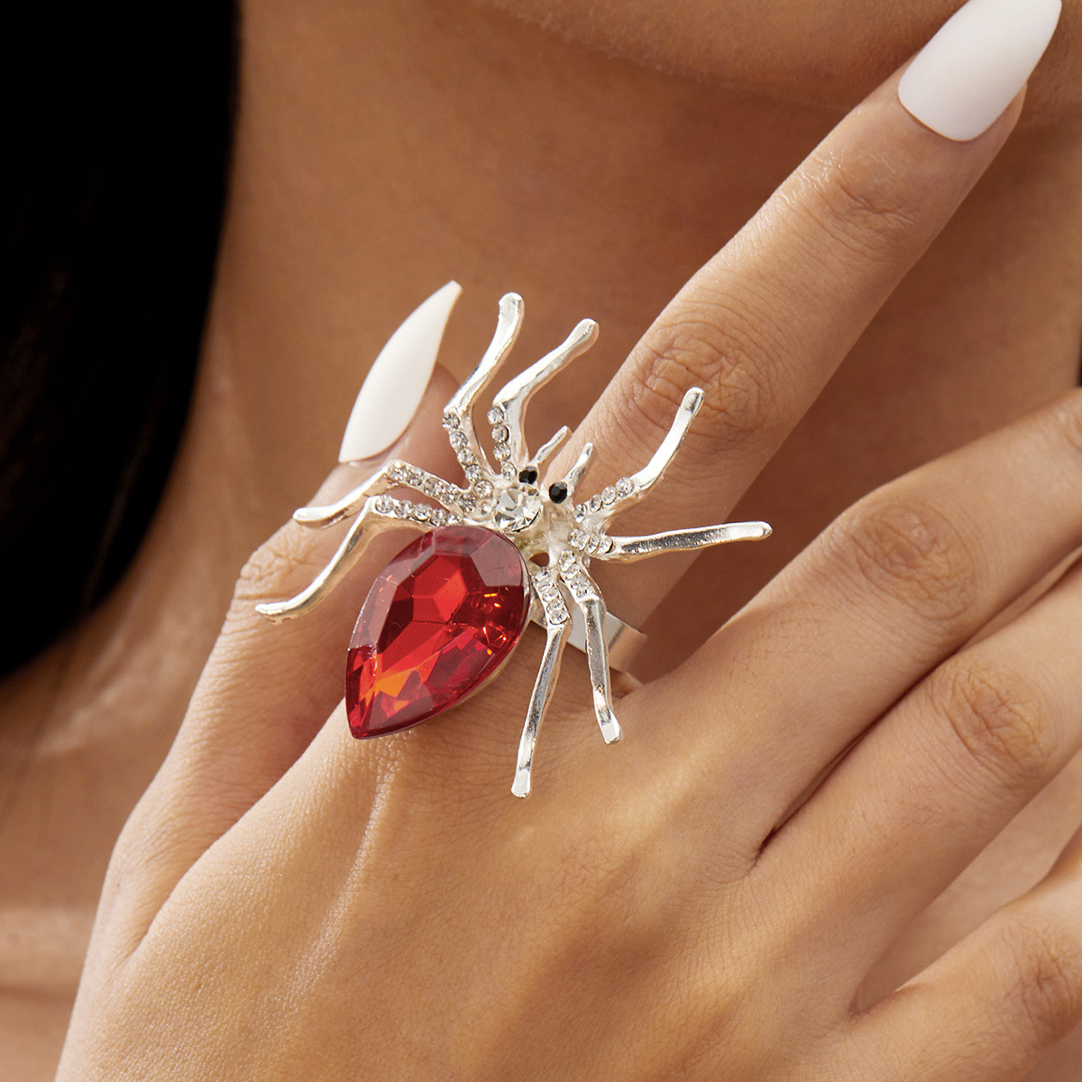 (Cross-border trading), fashionable accessory, adjustable ring, European style, halloween