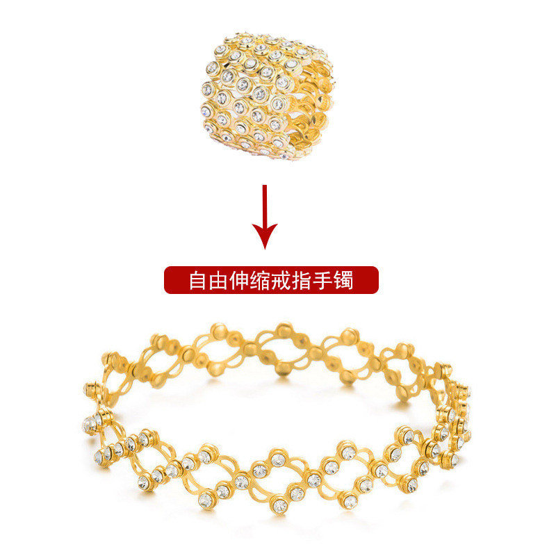 (Cross-border trading), creative telescopic ring, magic transformer, capacious adjustable bracelet, European style, new collection