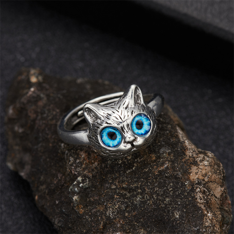 (Cross-border trading), retro three dimensional cartoon one size ring, European style